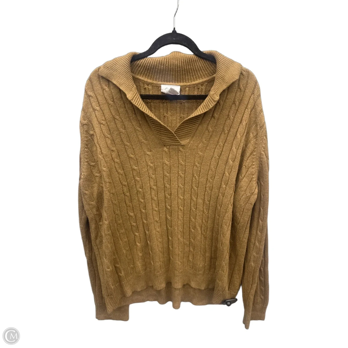 Sweater By Clothes Mentor In Brown, Size: 2x