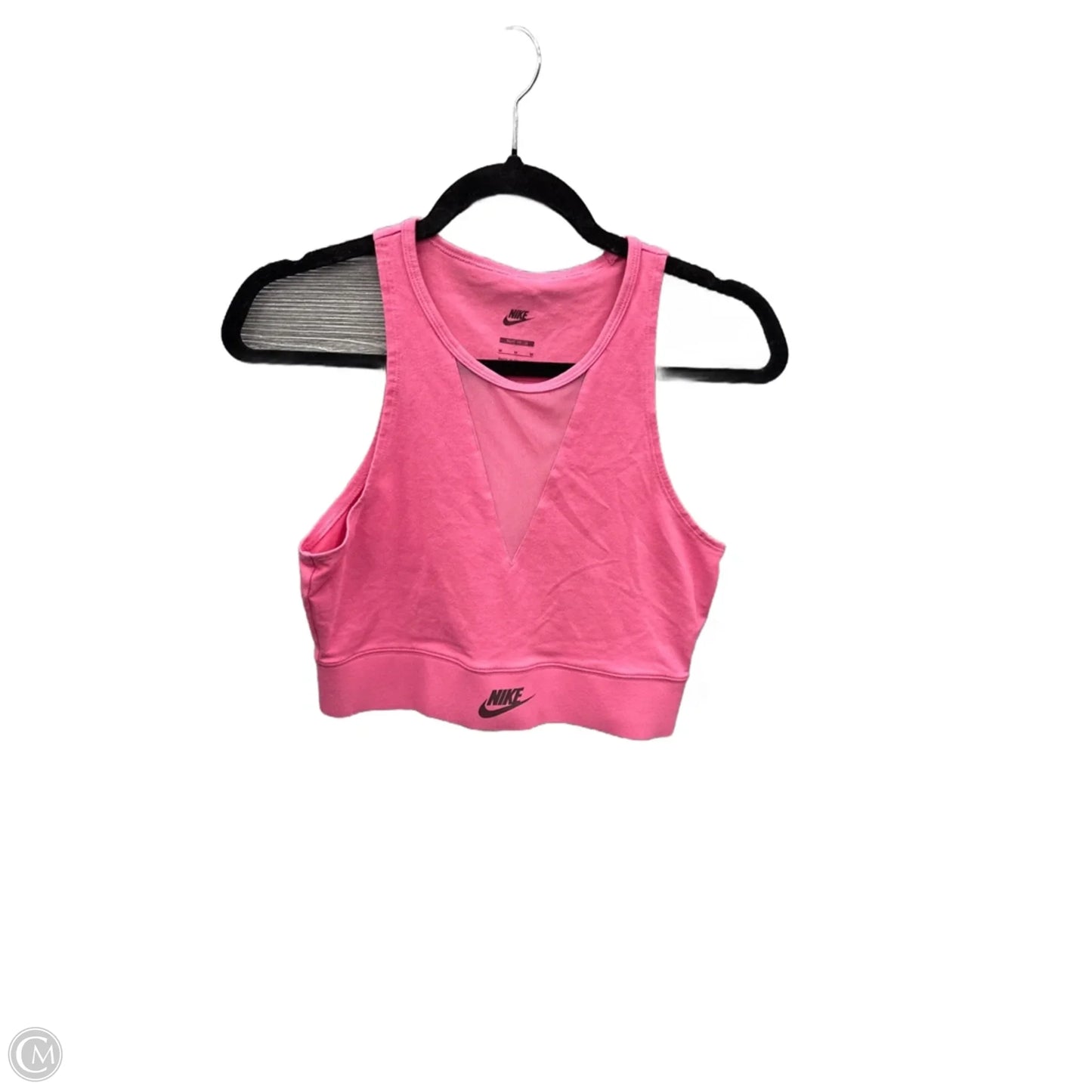 Athletic Tank Top By Nike In Pink, Size: M