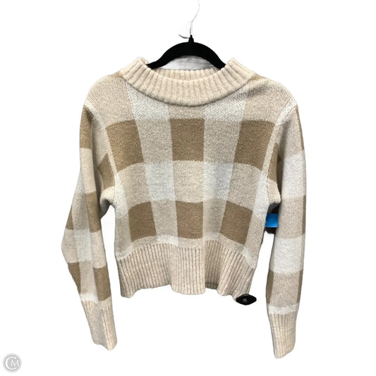 Sweater By Clothes Mentor In Tan, Size: L