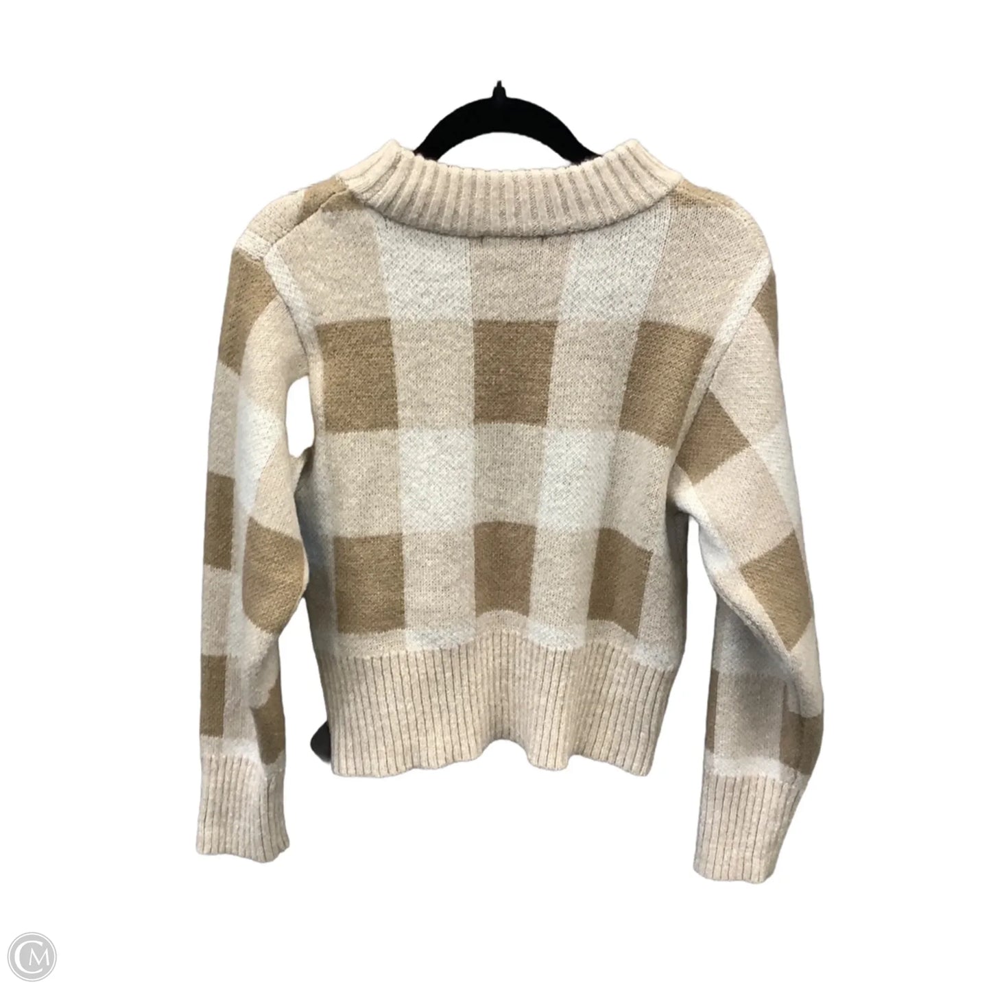 Sweater By Clothes Mentor In Tan, Size: L