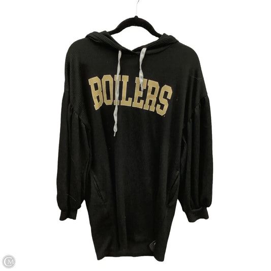 Sweatshirt Hoodie By Clothes Mentor In Black, Size: L