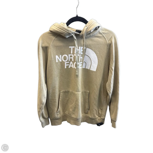 Sweatshirt Hoodie By The North Face In Tan, Size: M