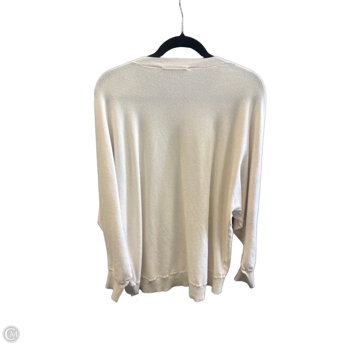 Sweater By Loft In Cream, Size: L