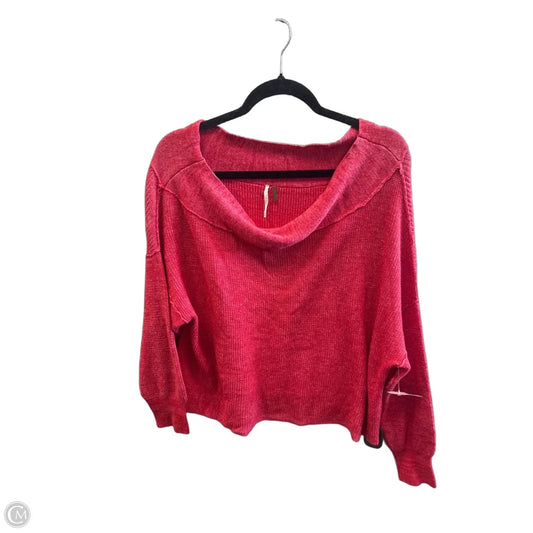 Sweater By Free People In Red, Size: M