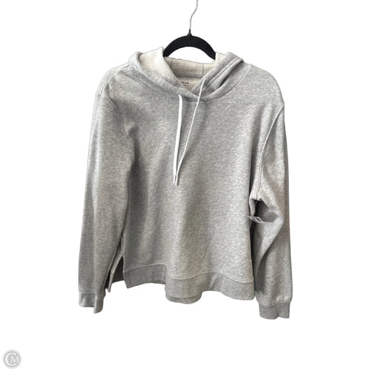 Athletic Sweatshirt Hoodie By Tek Gear In Grey, Size: L