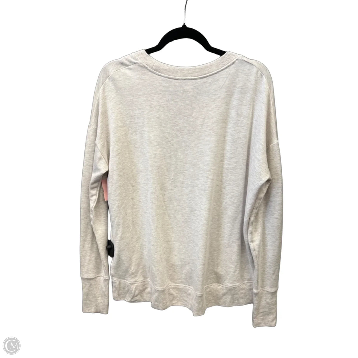 Top Long Sleeve By Athleta In White, Size: M