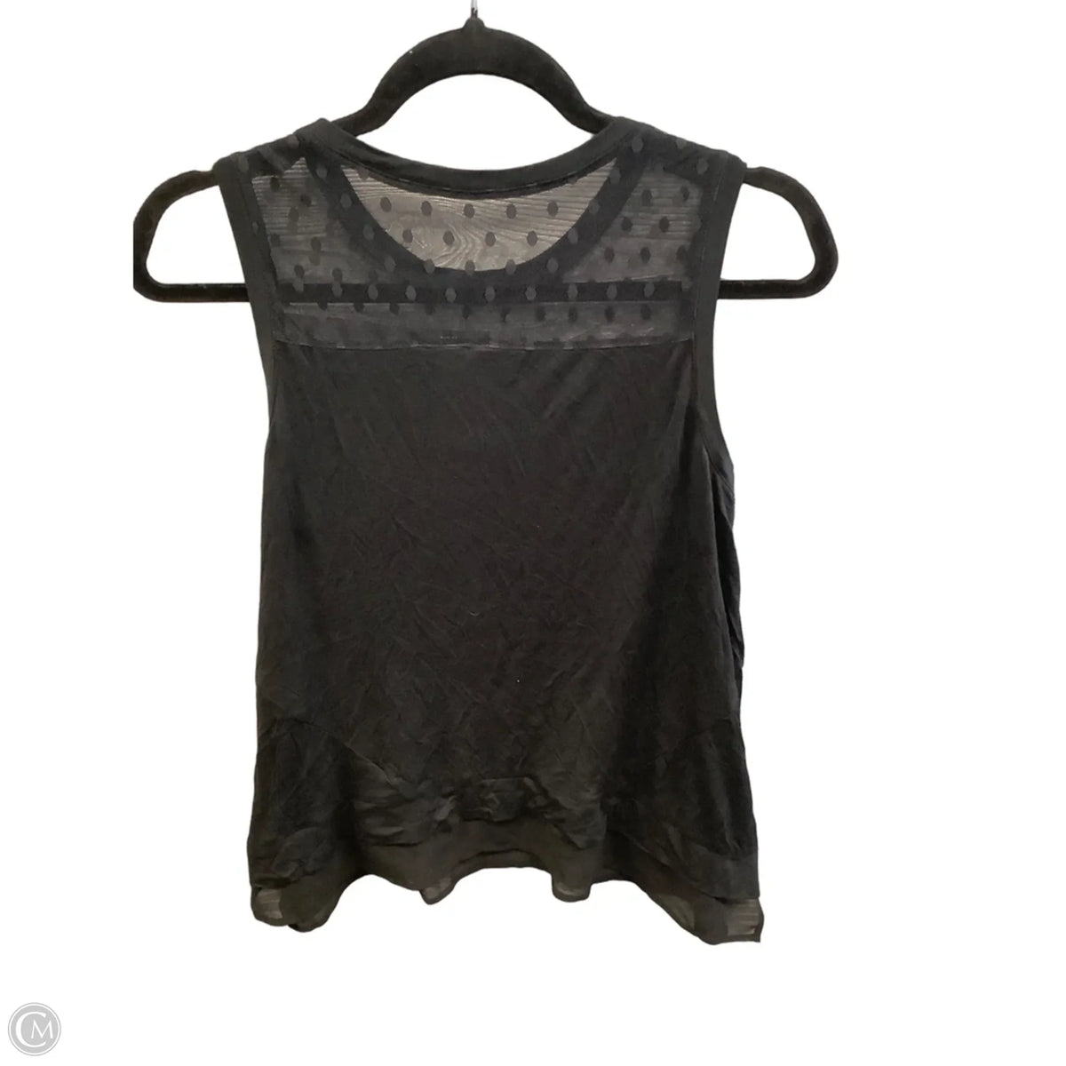 Top Sleeveless By Cato In Black, Size: Xs