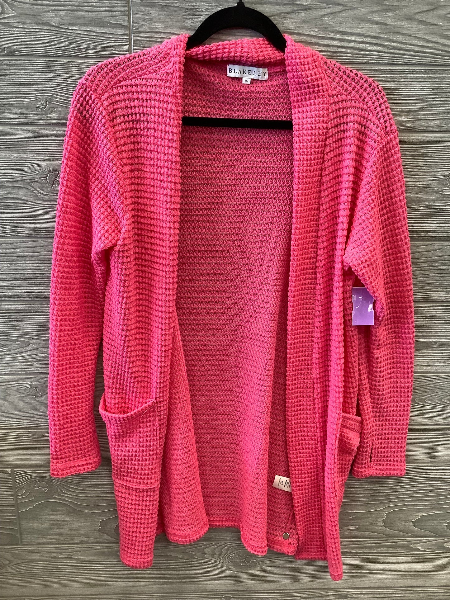 Pink Cardigan Clothes Mentor, Size Onesize