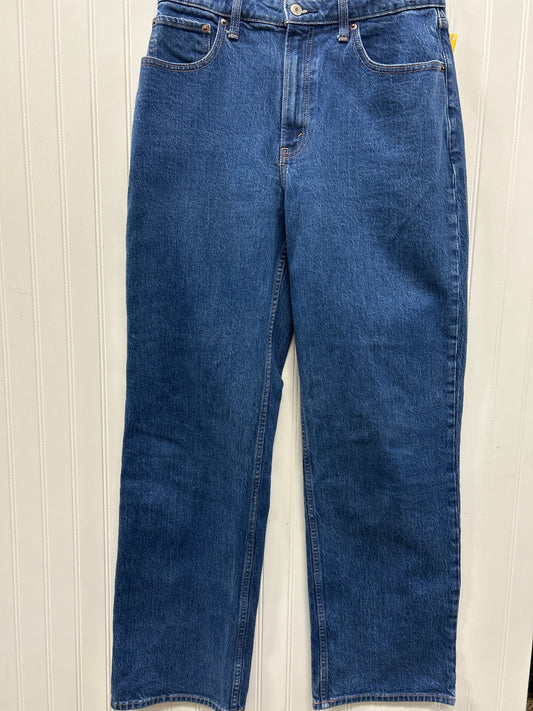 Jeans Straight By Abercrombie And Fitch In Blue Denim, Size:10L
