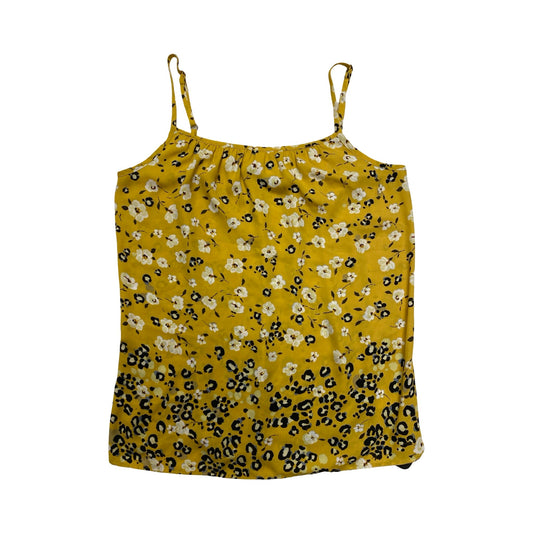 Top Sleeveless By Cabi In Yellow, Size:M