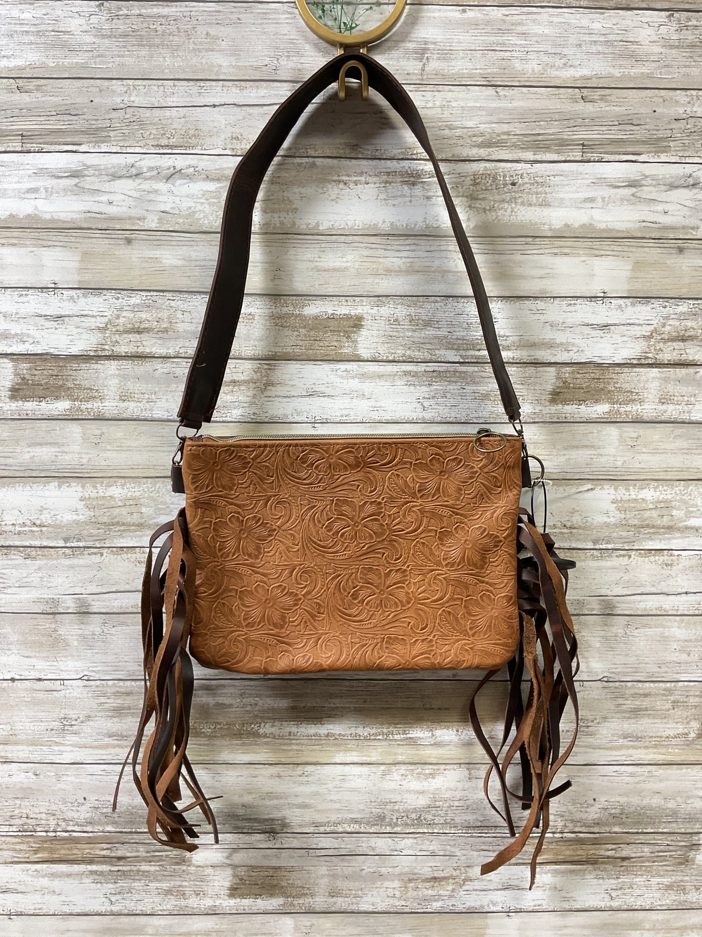 Handbag By Cmb In Black & Grey, Size:Medium