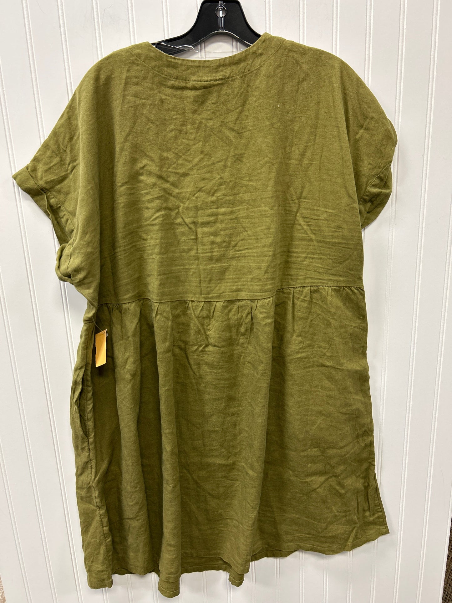 Dress Casual Midi By Universal Thread In Green, Size:Xl