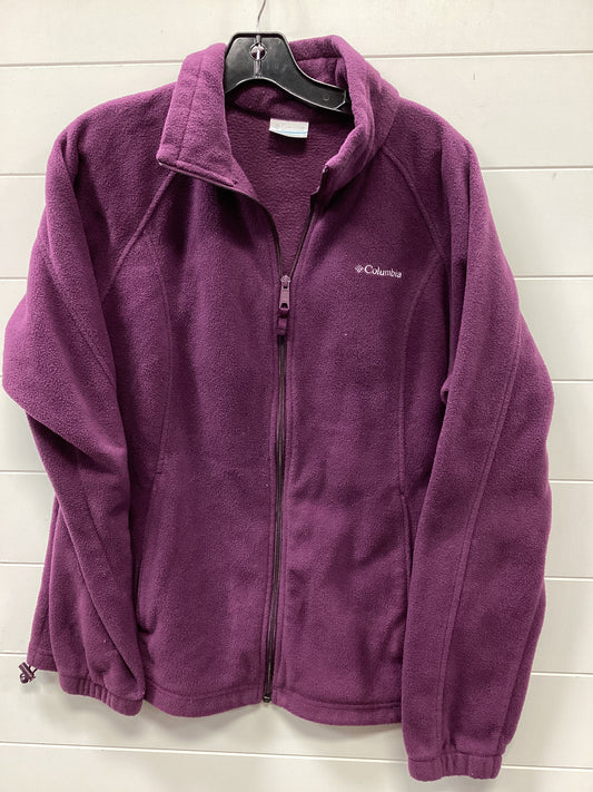 Jacket Fleece By Columbia In Purple, Size:Xl