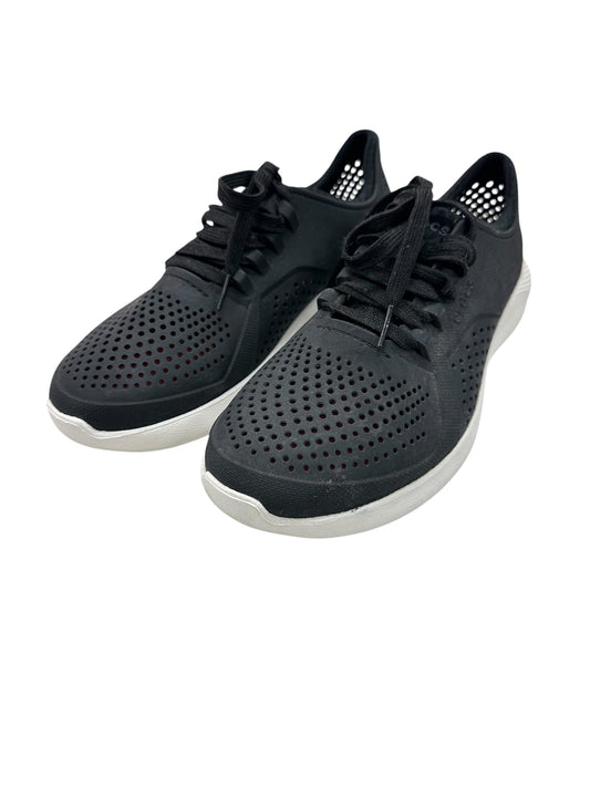 Shoes Sneakers By Crocs In Black, Size:9
