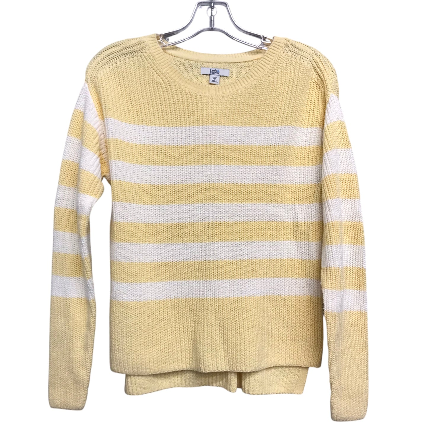 Sweater By Croft And Barrow In Striped Pattern, Size:Xsp