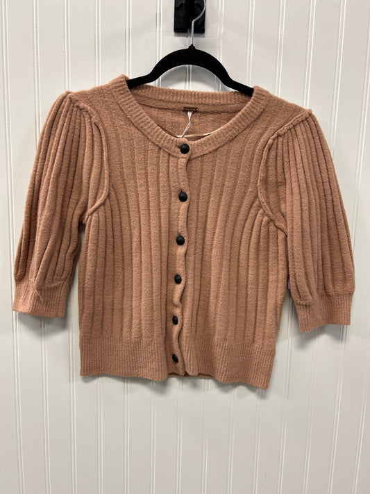 Sweater Ss By Free People In Tan, Size:S