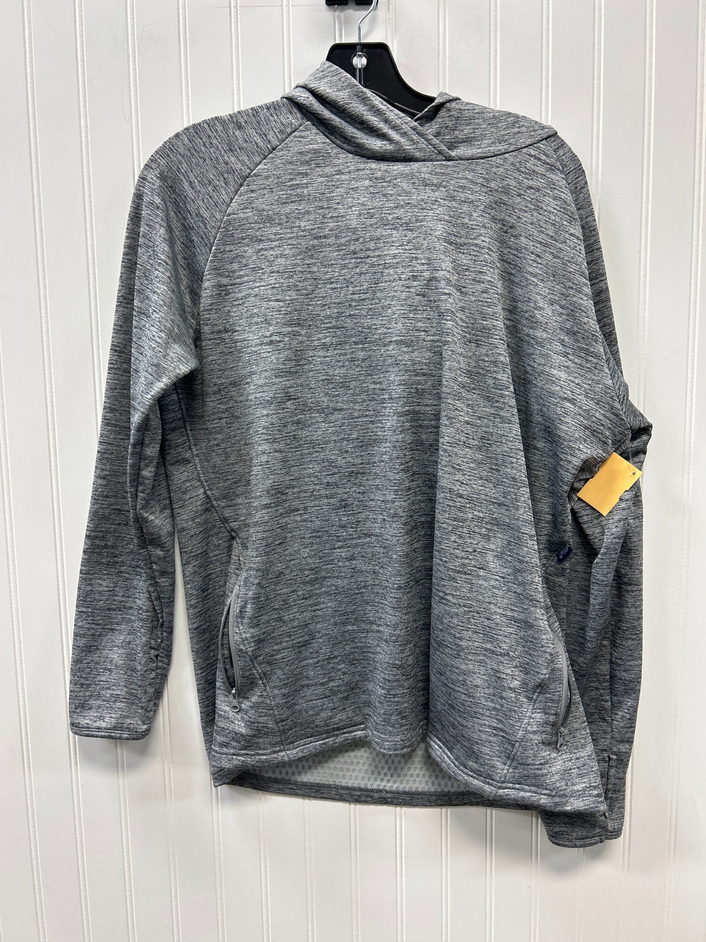 Athletic Top Ls Hoodie By Cmc In Grey, Size:Xl