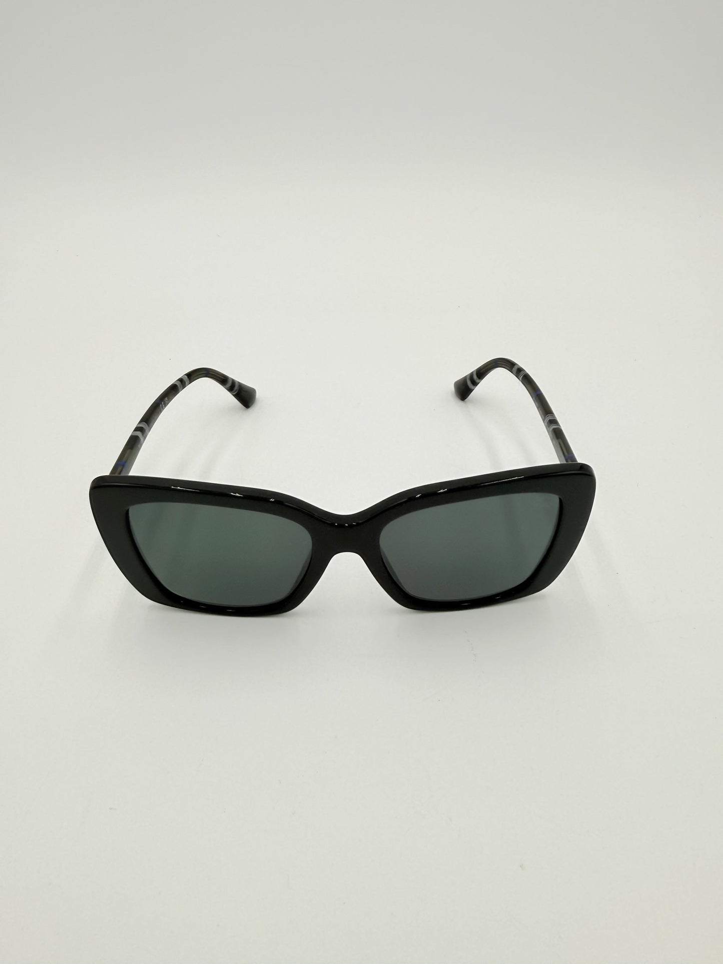Sunglasses Luxury Designer By Burberry In Black, Size: