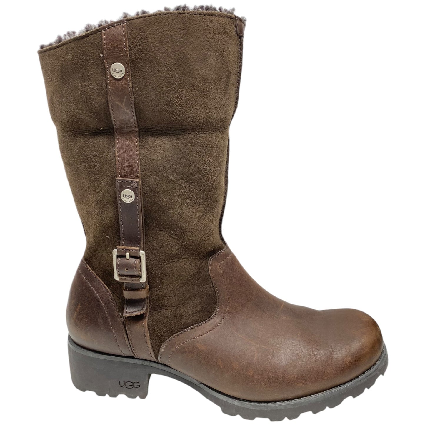 Boots Snow By Ugg In Brown, Size: 9.5