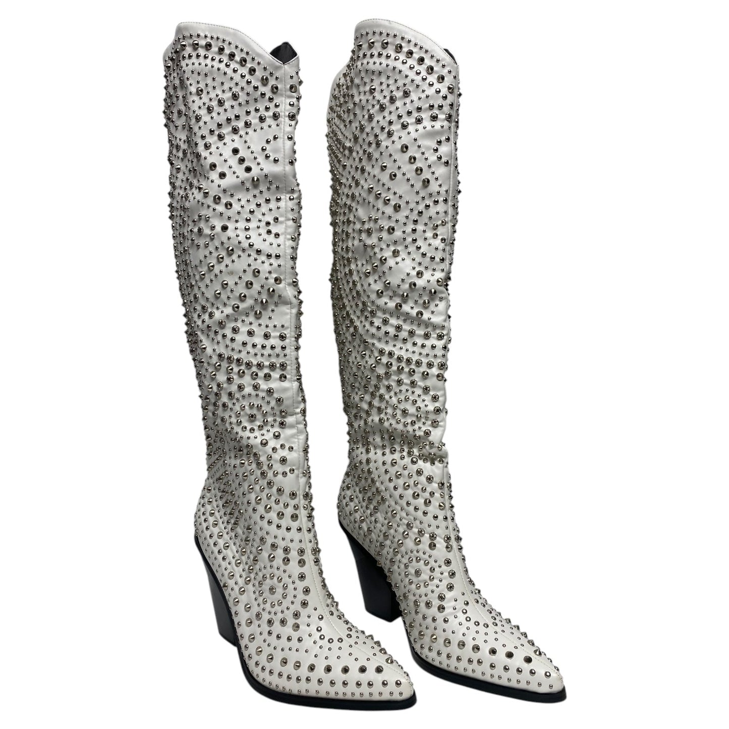 Boots Western By Azalea Wang In White, Size: 10