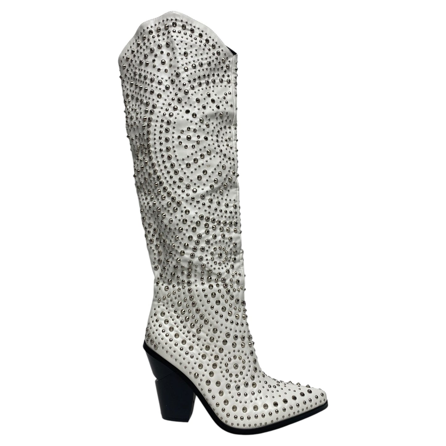 Boots Western By Azalea Wang In White, Size: 10