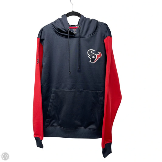 Athletic Sweatshirt Hoodie By Clothes Mentor In Blue & Red, Size: Xl