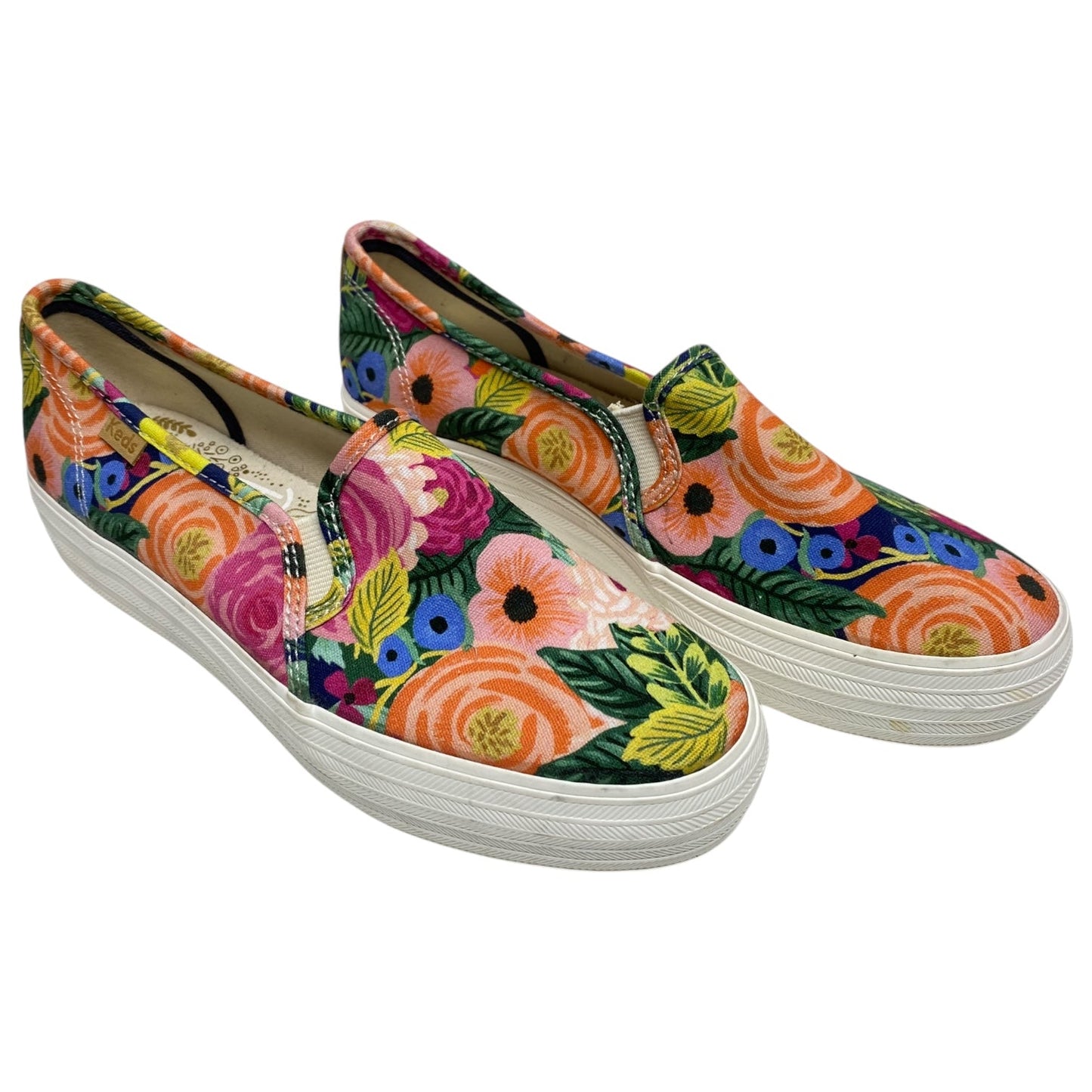 Shoes Sneakers By Keds In Floral Print, Size: 6