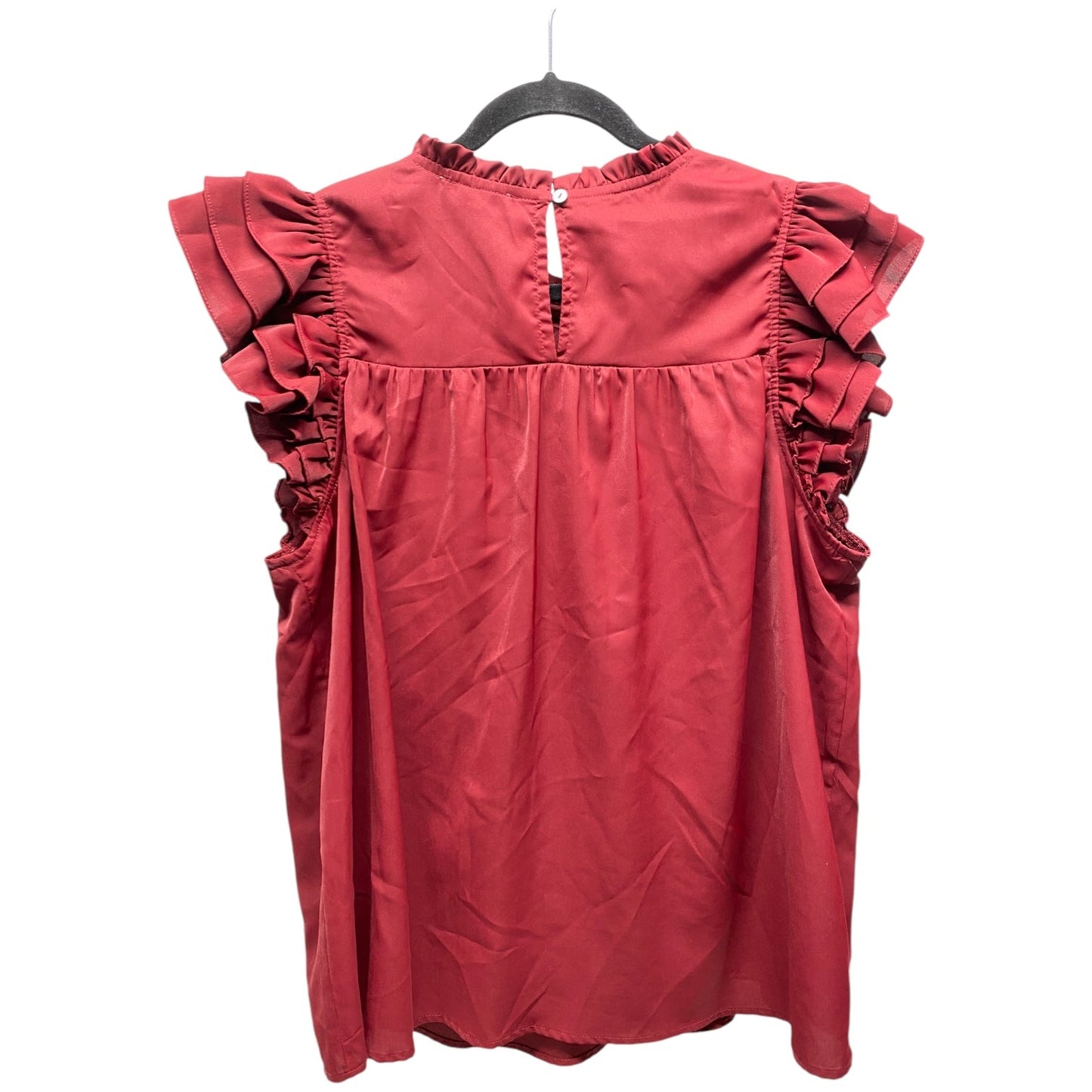 Top Short Sleeve By Entro In Red, Size: M