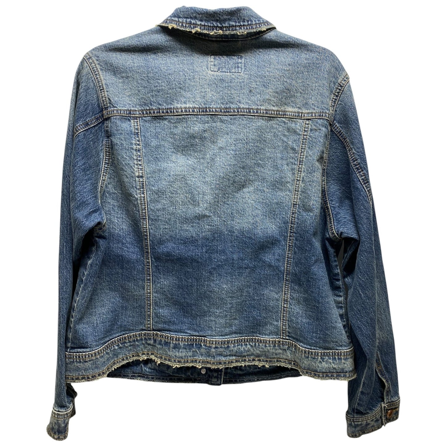 Jacket Denim By Universal Thread In Blue Denim, Size: L