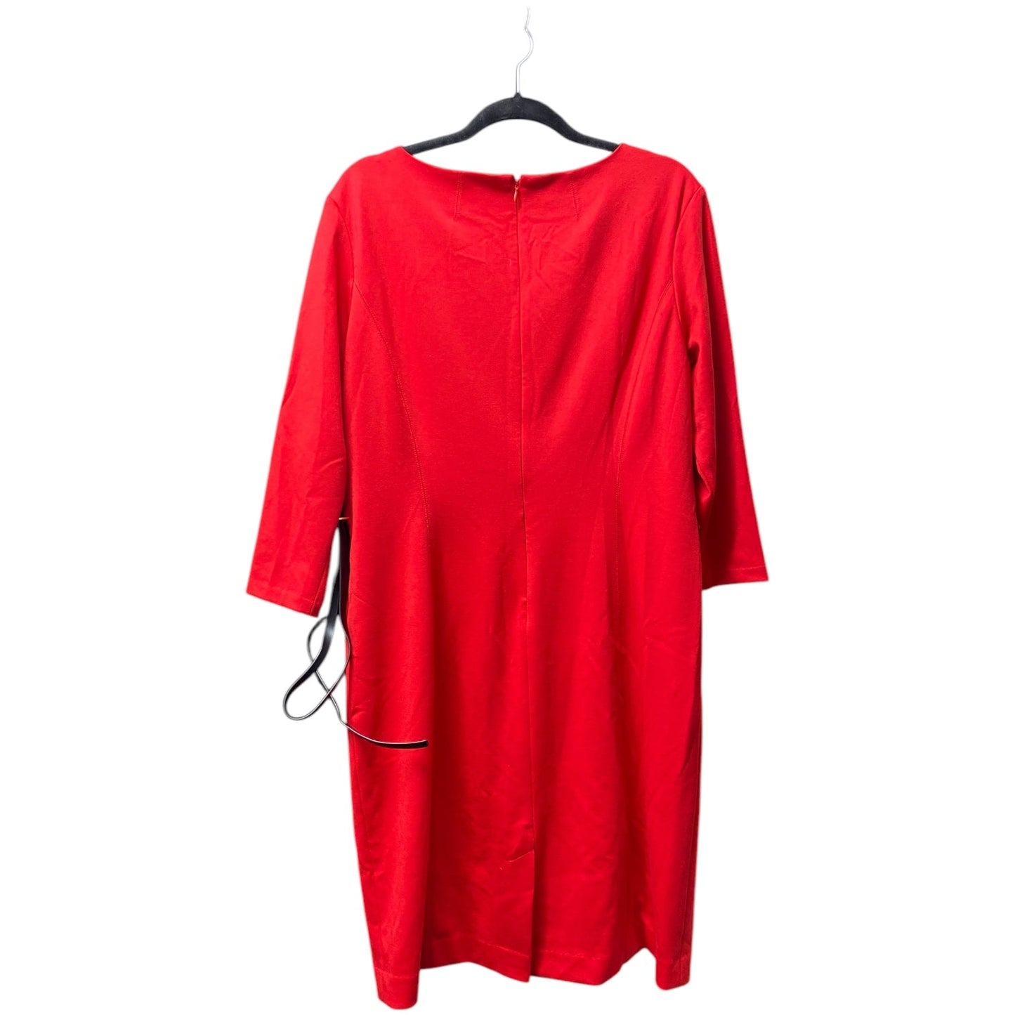 Dress Work By Jones New York In Red, Size: 16