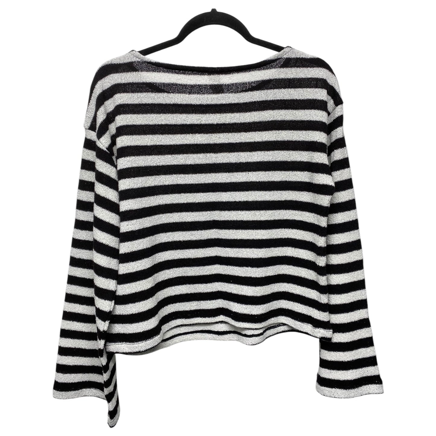 Sweater By H&m In Black & White, Size: S