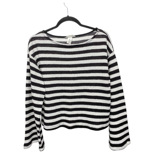 Sweater By H&m In Black & White, Size: S