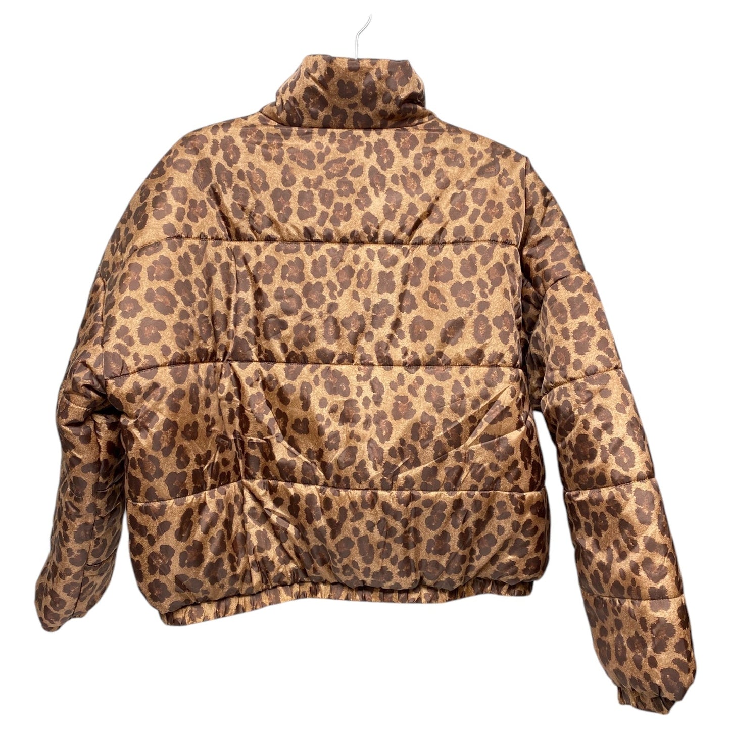 Coat Puffer & Quilted By Abound In Animal Print, Size: L