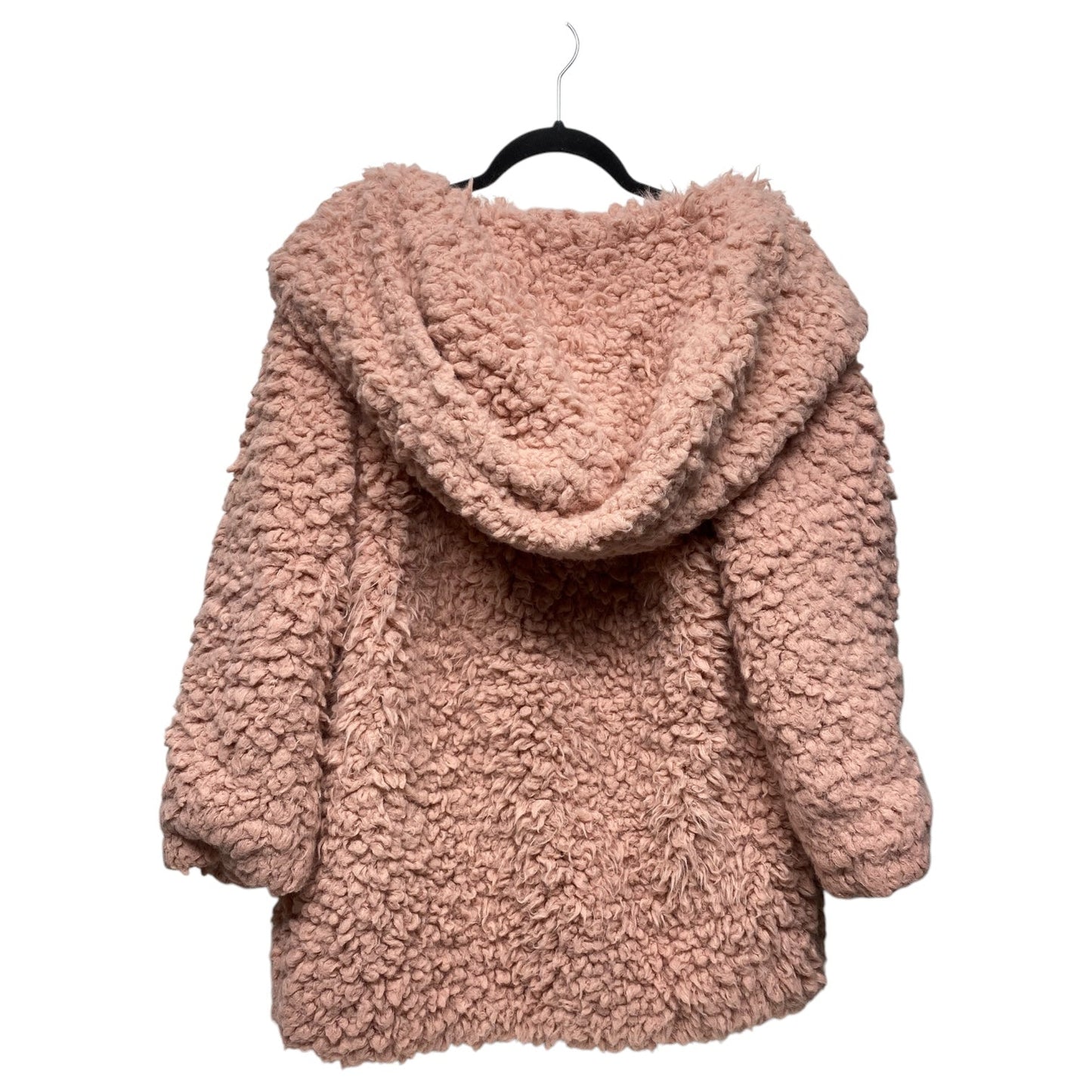 Coat Faux Fur & Sherpa By Forever 21 In Pink, Size: L