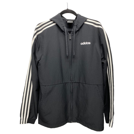 Athletic Jacket By Adidas In Black, Size: S