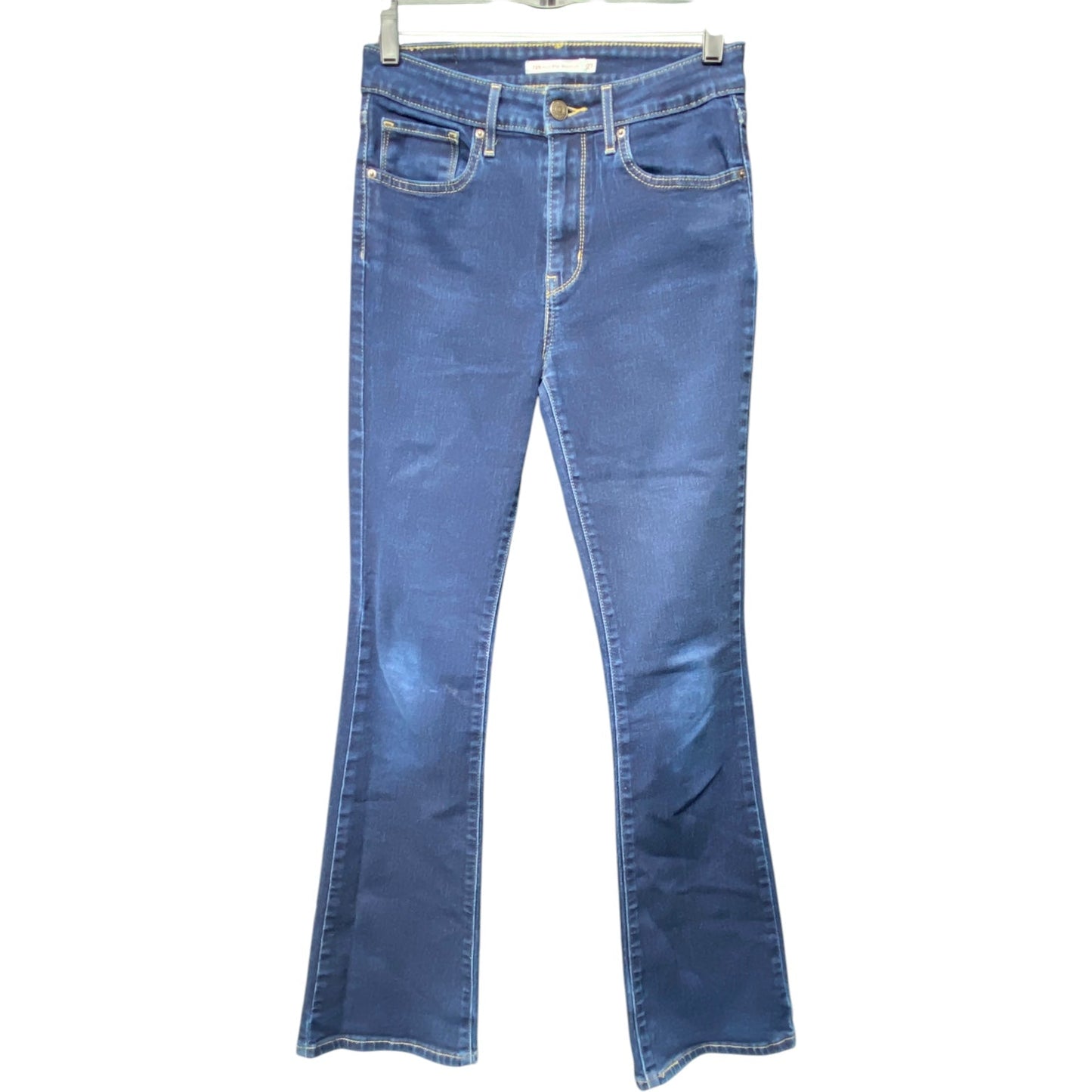 Jeans Boot Cut By Levis In Blue Denim, Size: 4