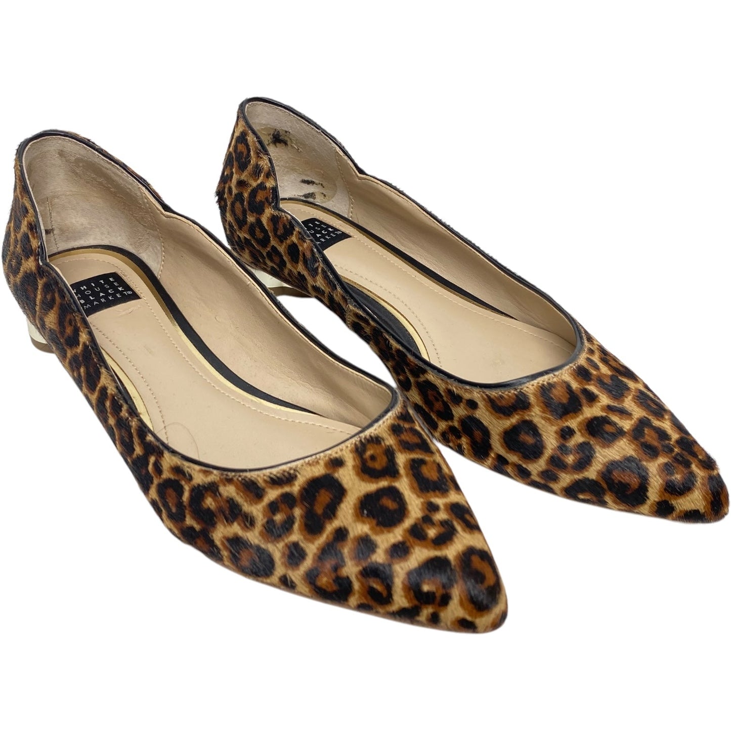 Shoes Flats By White House Black Market In Animal Print, Size: 6