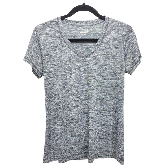 Athletic Top Short Sleeve By Bcg In Grey, Size: M