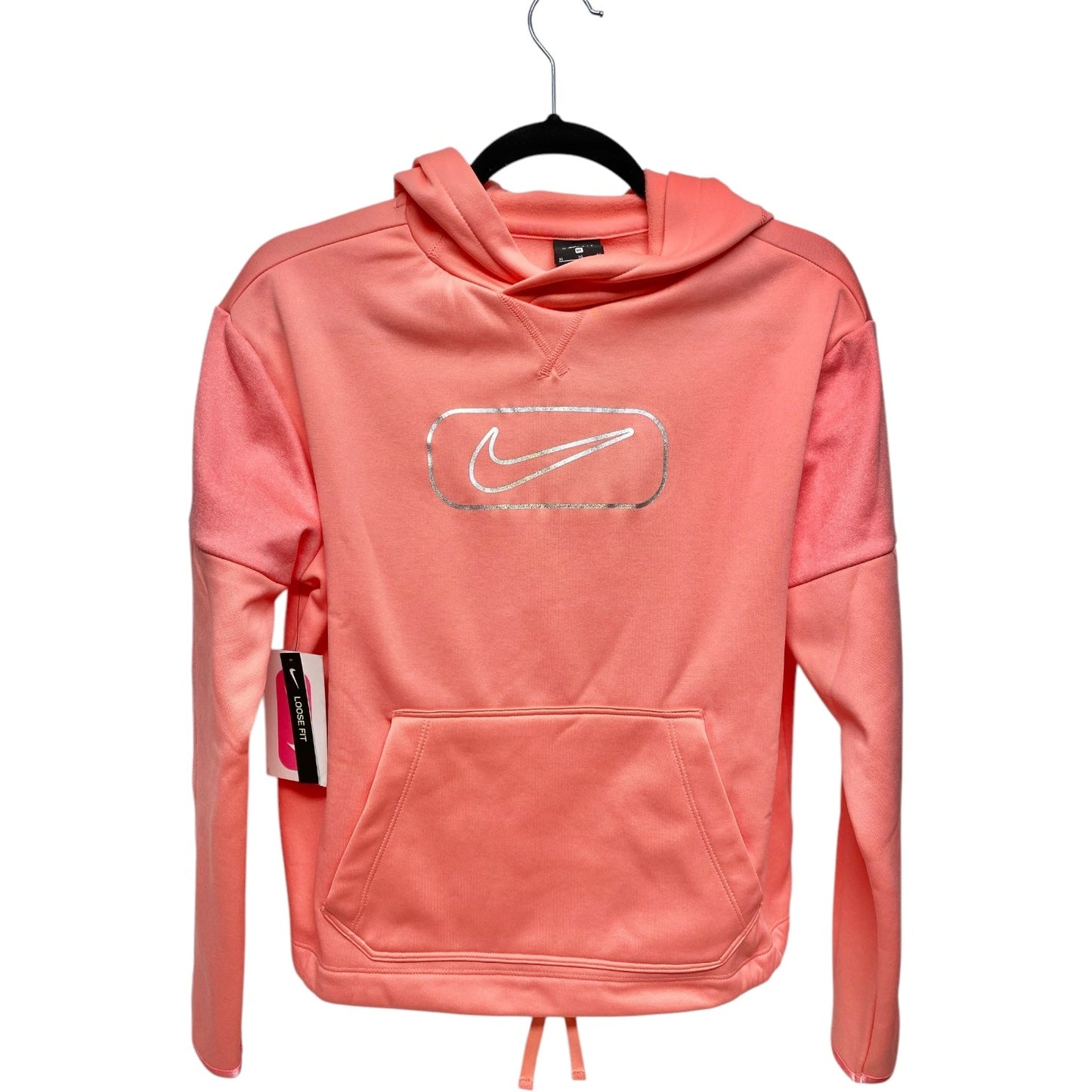 Sweatshirt Hoodie By Nike Apparel In Orange, Size: Xs