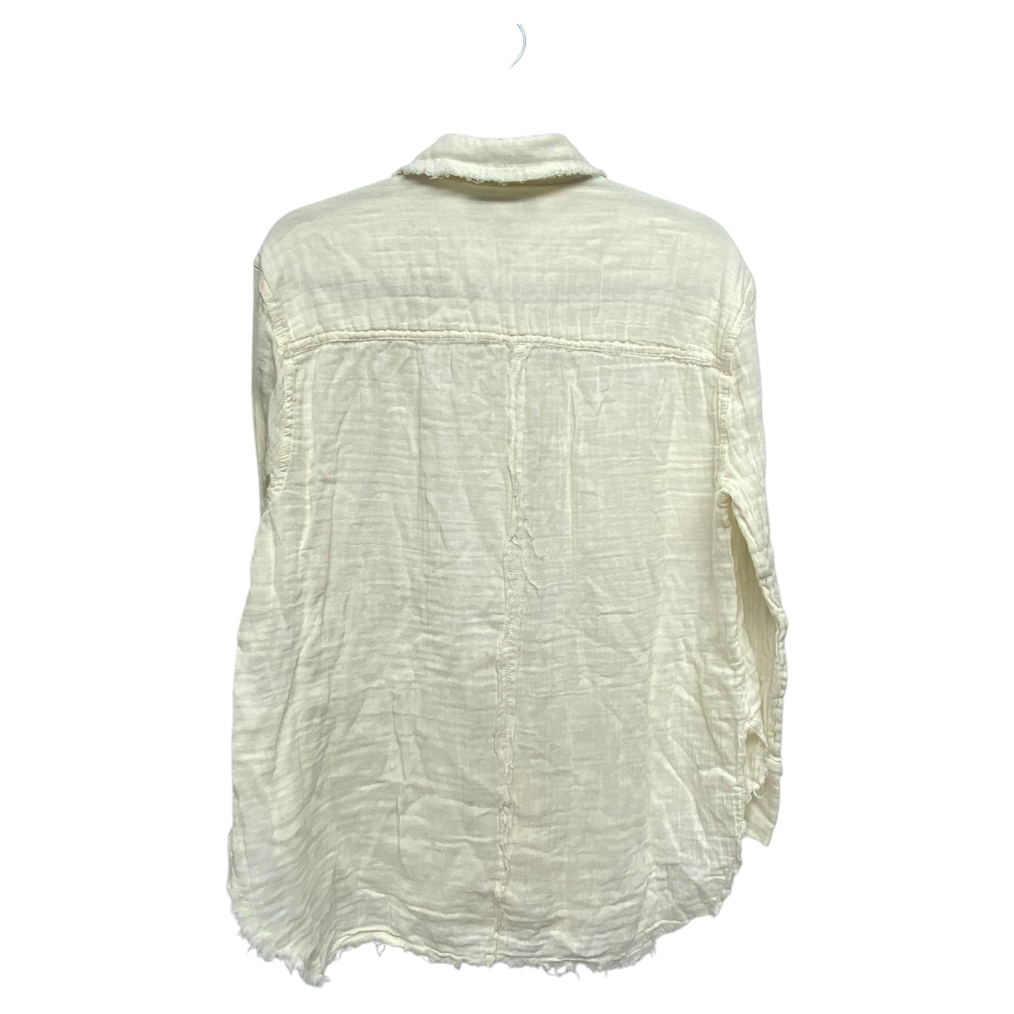 Top Long Sleeve By Urban Outfitters In Cream, Size: Xs