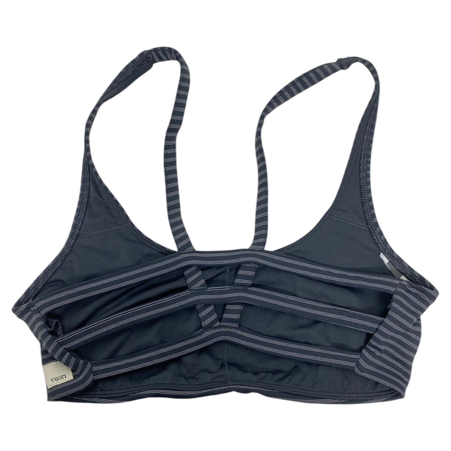 Athletic Bra By Vuori In Black & Grey, Size: Xs