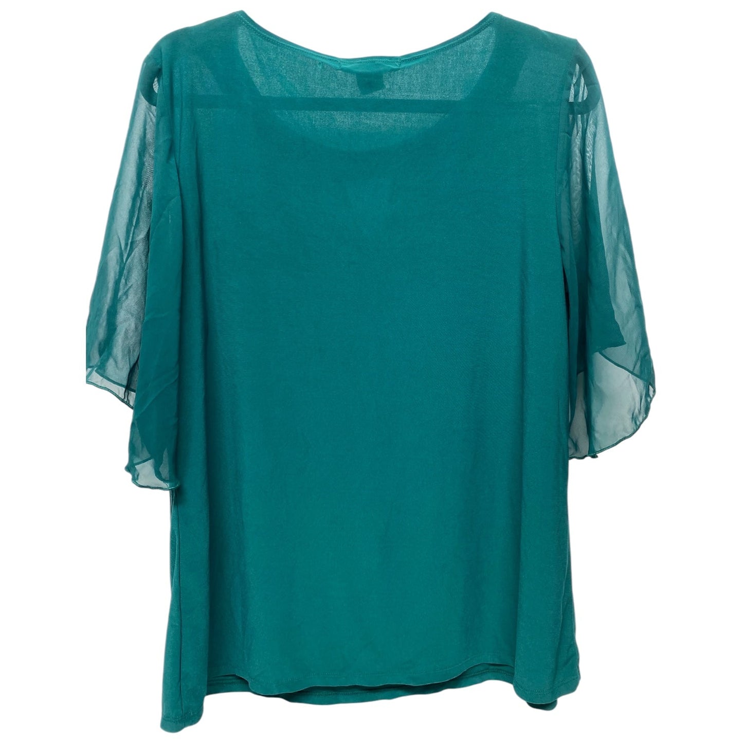 Top Short Sleeve By Clothes Mentor In Green, Size: Xl