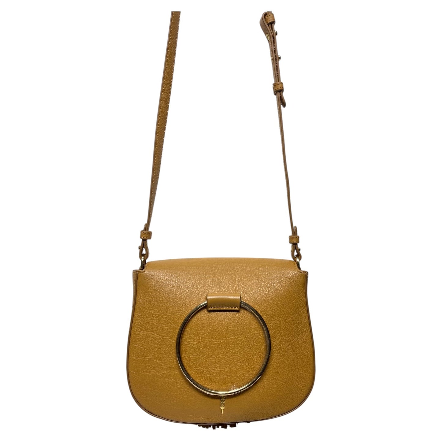 Crossbody Leather By Thacker, Size: Small