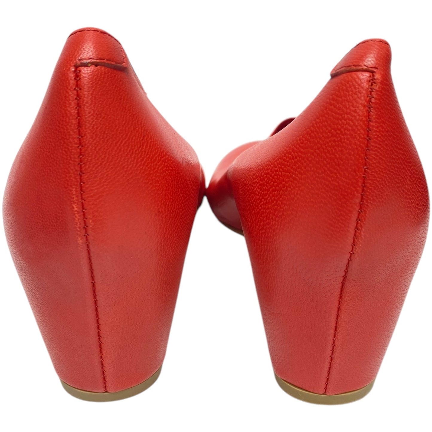 Shoes Heels Block By Pas de Rouge In Red, Size: 9