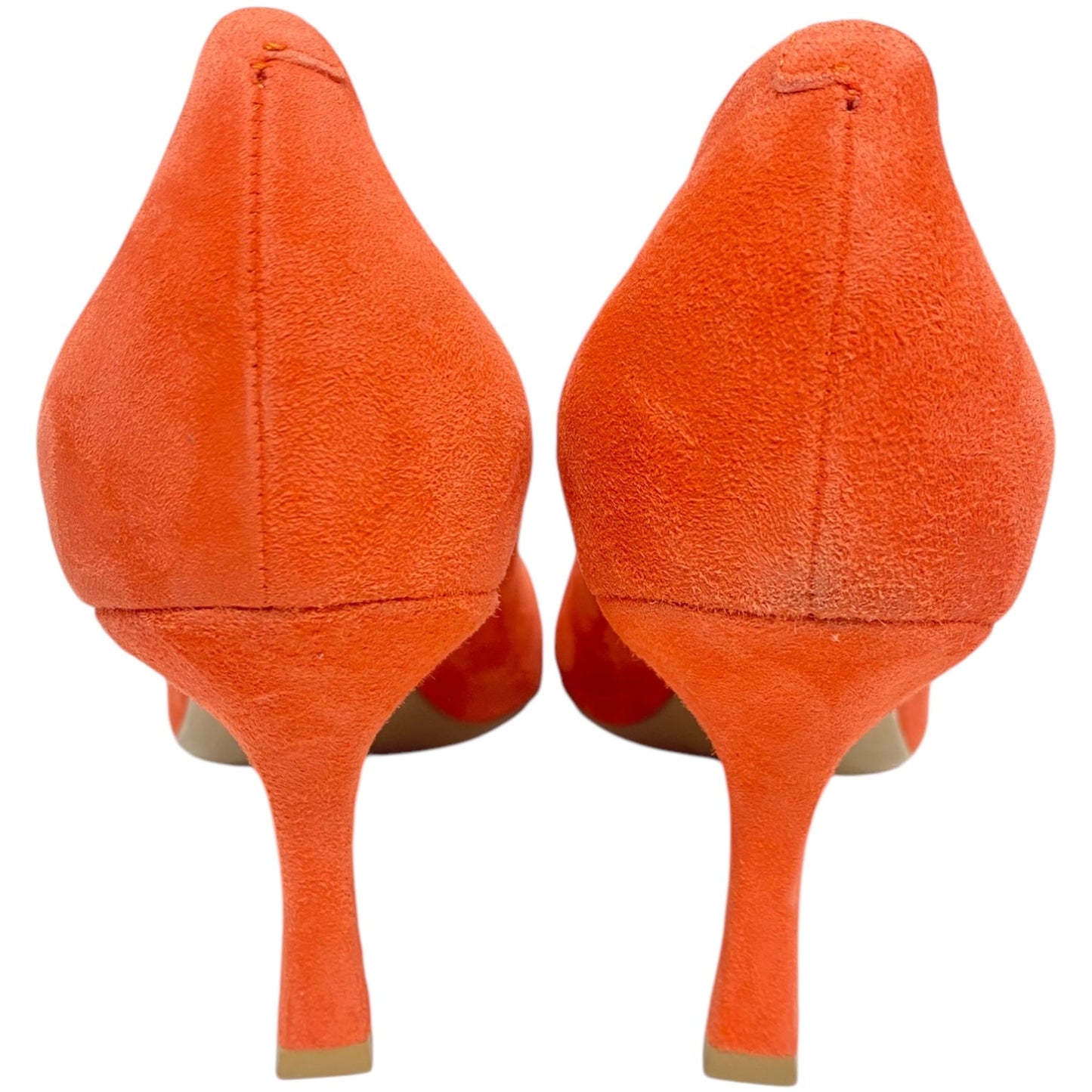 Shoes Heels Stiletto By Pas de Rouge In Coral, Size: 9