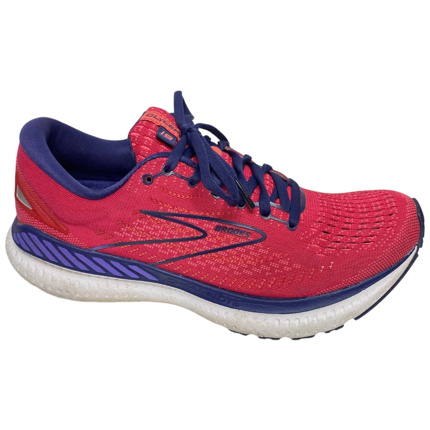 Shoes Athletic By Brooks In Pink & Purple, Size: 9