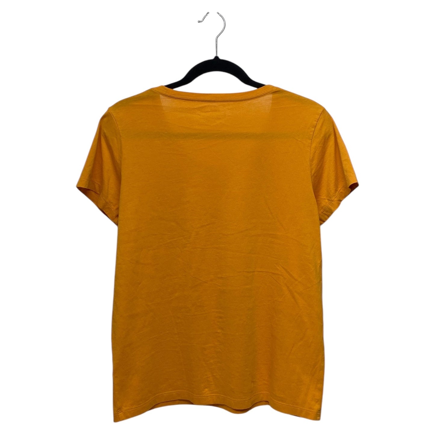 Top Short Sleeve Basic By J. Crew In Yellow, Size: S