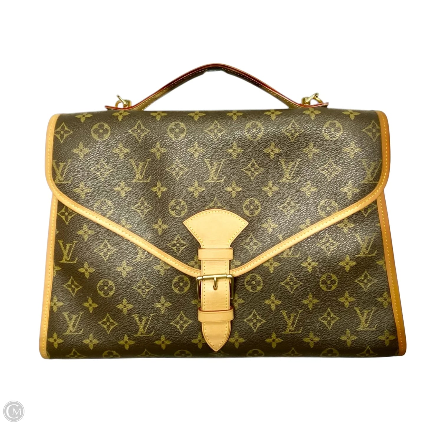 Laptop Bag Luxury Designer By Louis Vuitton, Size: Large