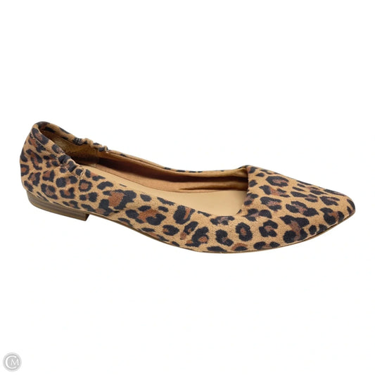 Shoes Flats By Crown And Ivy In Animal Print, Size: 8.5