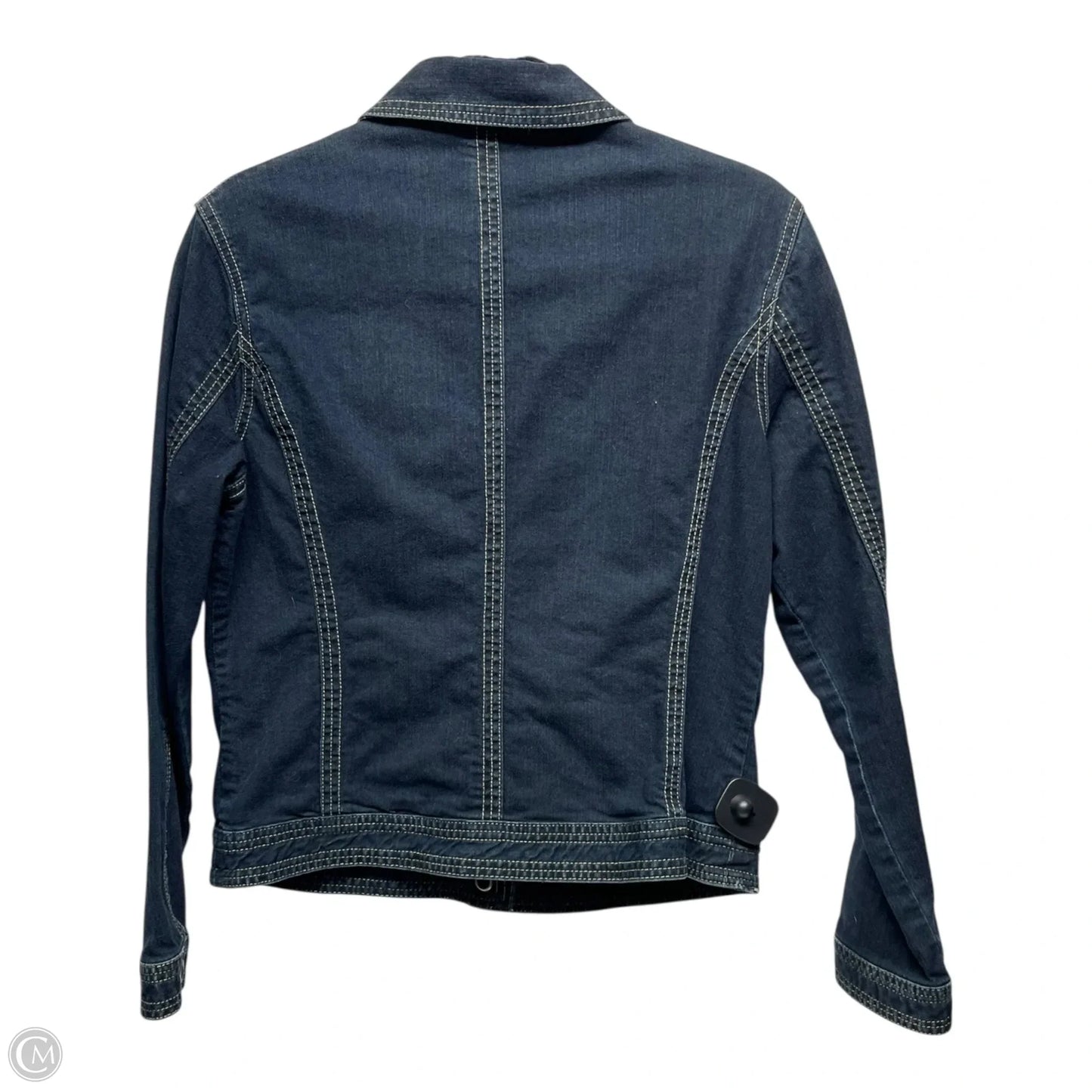 Jacket Denim By Chicos In Blue Denim, Size: M